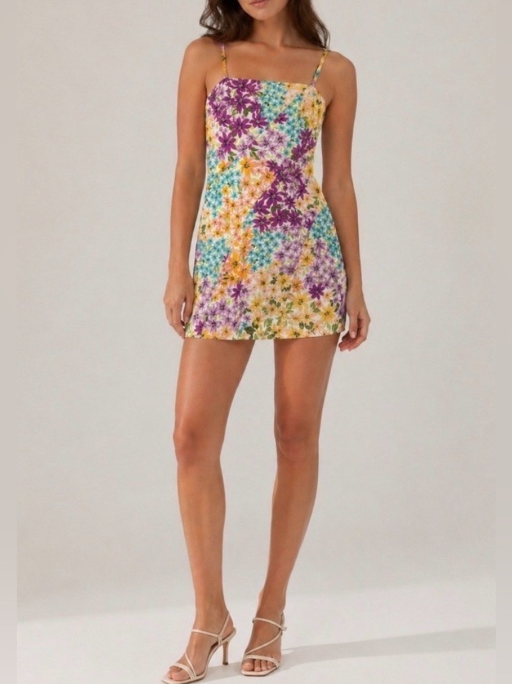 NWT- AVEC LES FILLES Floral Mini Dress